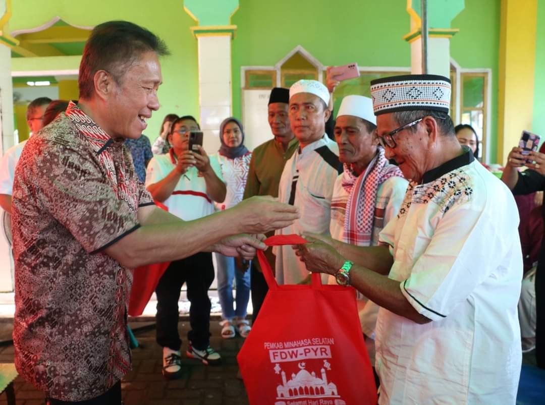 Halal Bihalal di Mesjid Al-Muhajirin, Bupati FDW Titip Pesan Ini