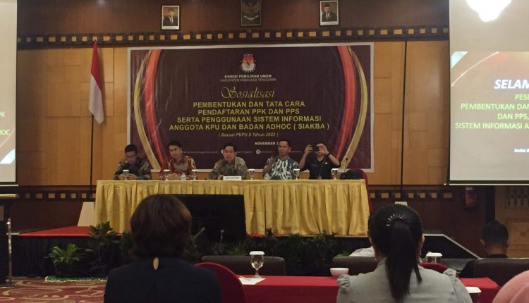 KPU Mitra Sosialisasikan Soal Pemilu 2024