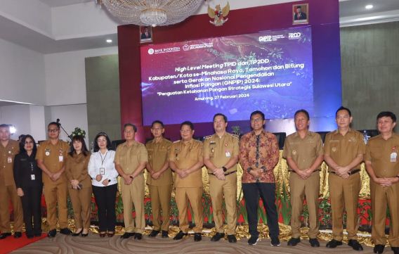 Soroti Pangan, Kepala Daerah Ikuti High Level Meeting 