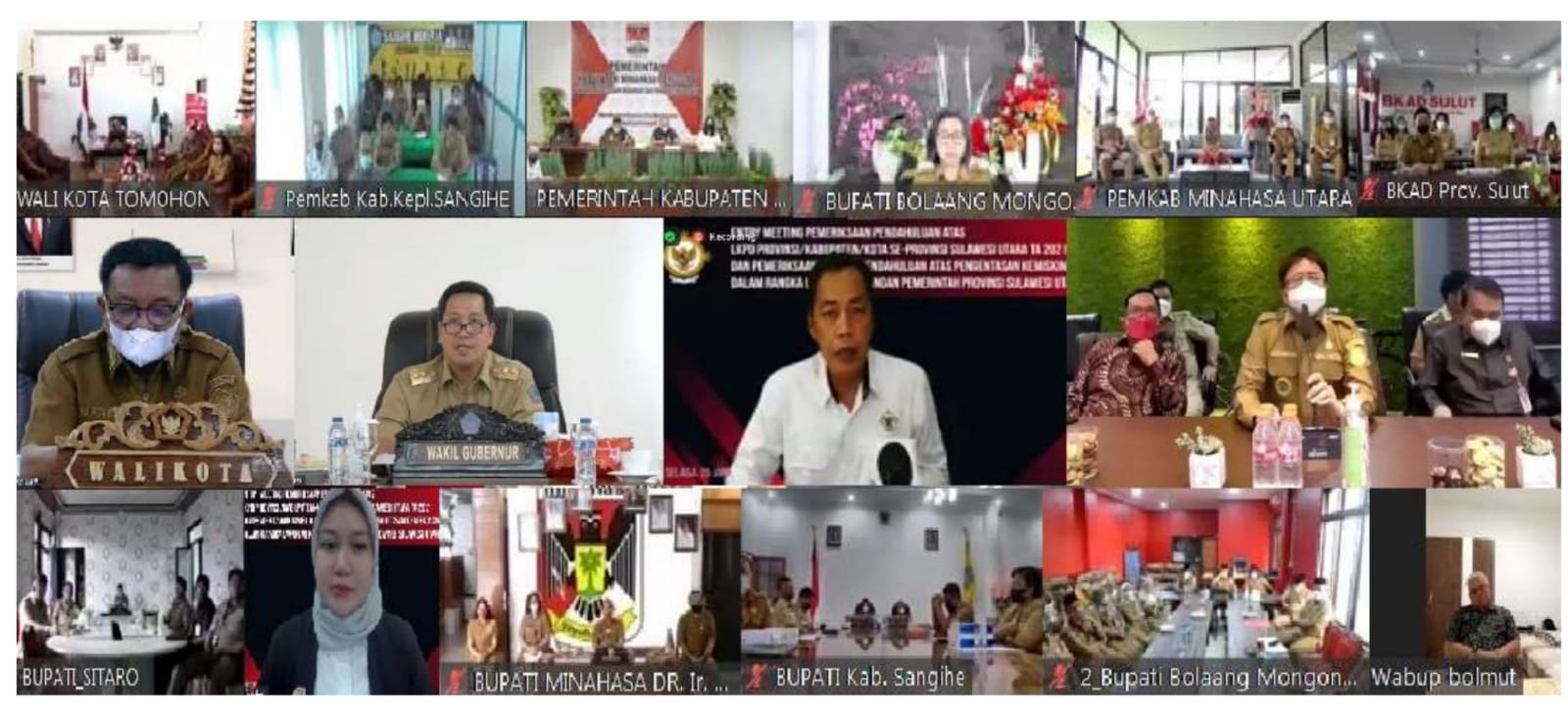 Entry Meeting Pemeriksaan Pendahuluan LKPD Digelar BPK Perwakilan Sulut