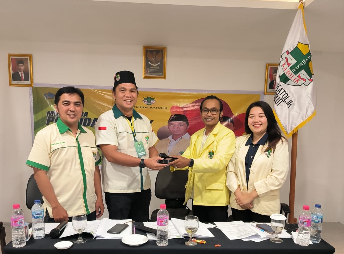 Agustinus Kalengkongan Sah Dipilih Ketua Komda Pemuda Katolik Sulut