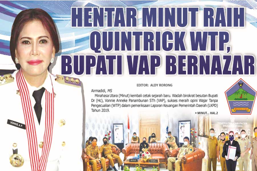 HENTAR MINUT RAIH  QUINTRICK WTP, BUPATI VAP BERNAZAR