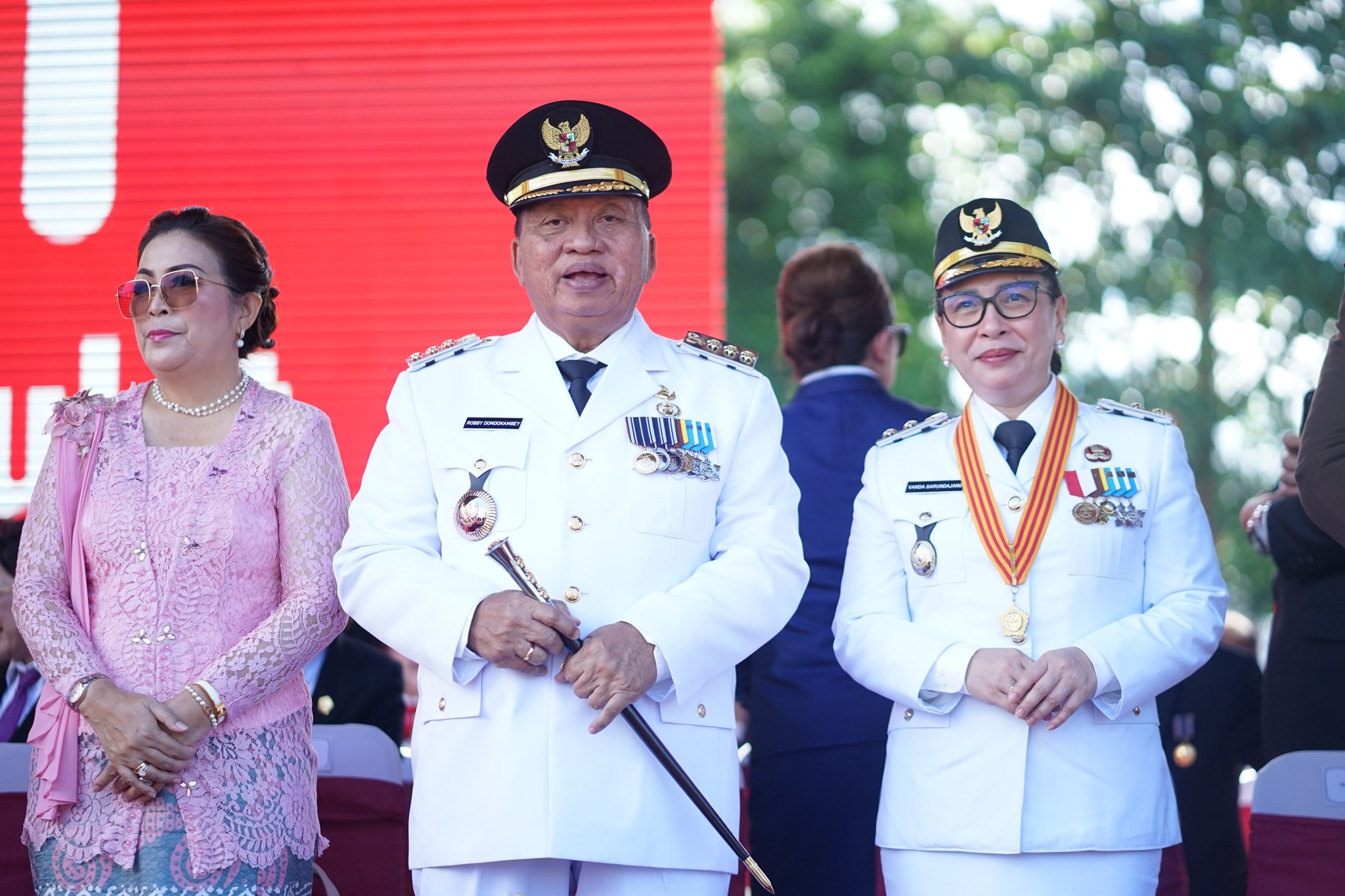 Upacara HUT Kemerdekaan RI Ke-80 di Kabupaten Minahasa Berlangsung Khidmat