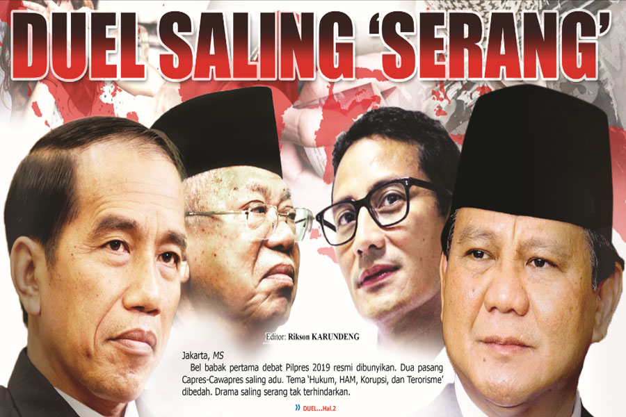 DUEL JOKOWI-AMIN VS PRABOWO-SANDI