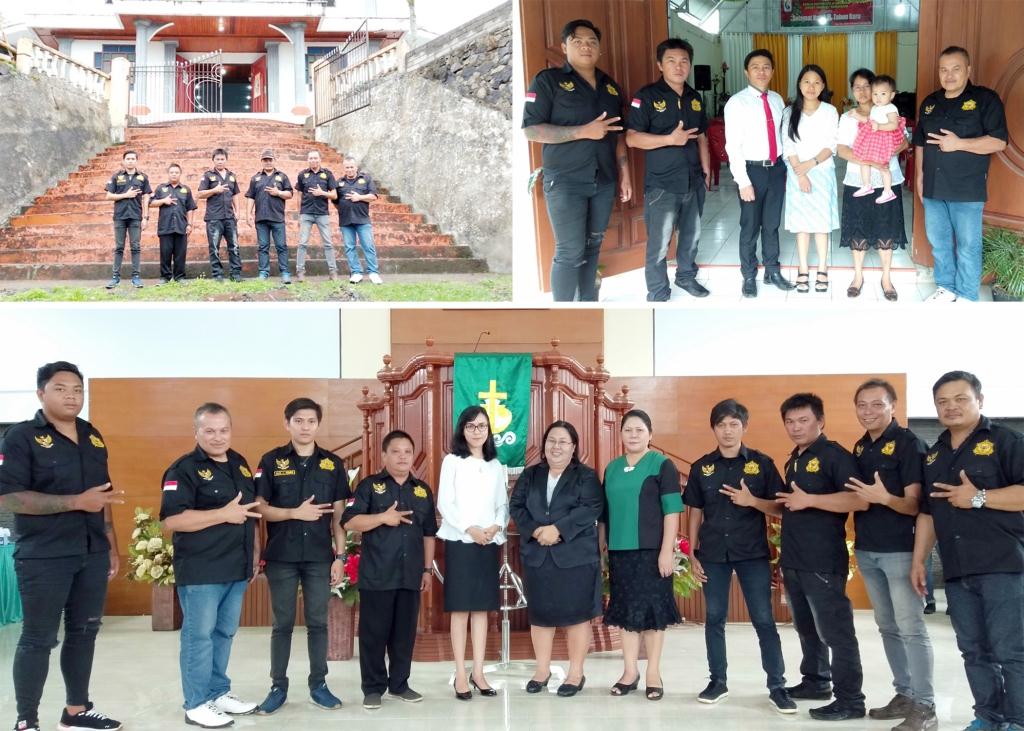 MI DPAC Rumengkor Raya Kawal Ibadah Minggu di Gereja