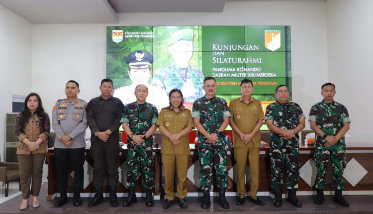 Bupati JS Sambut Kunker Pangdam XIII Merdeka di Mitra