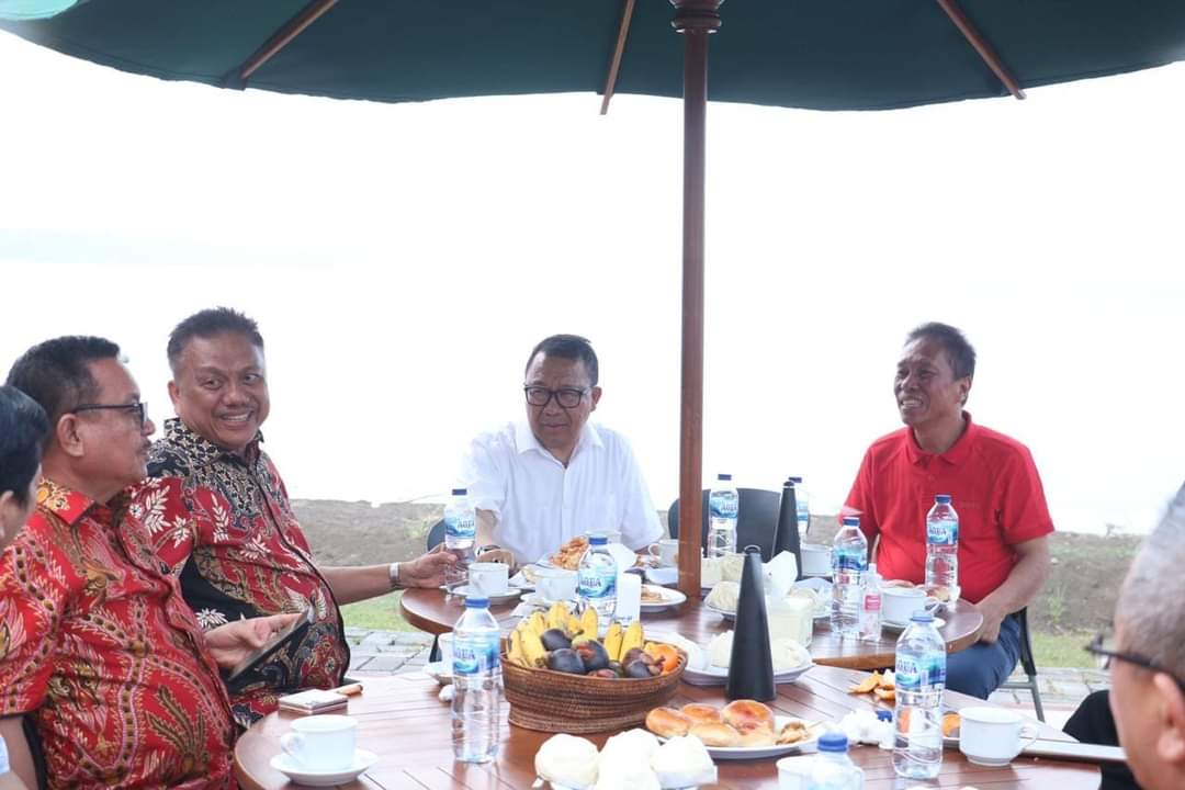 Bupati FDW Terima Kunjungan Gubernur Sulut di Minsel