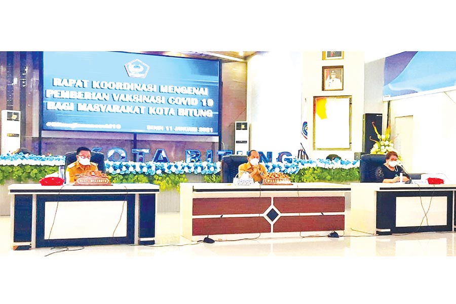 Bitung Siap Vaksinasi Covid Massal