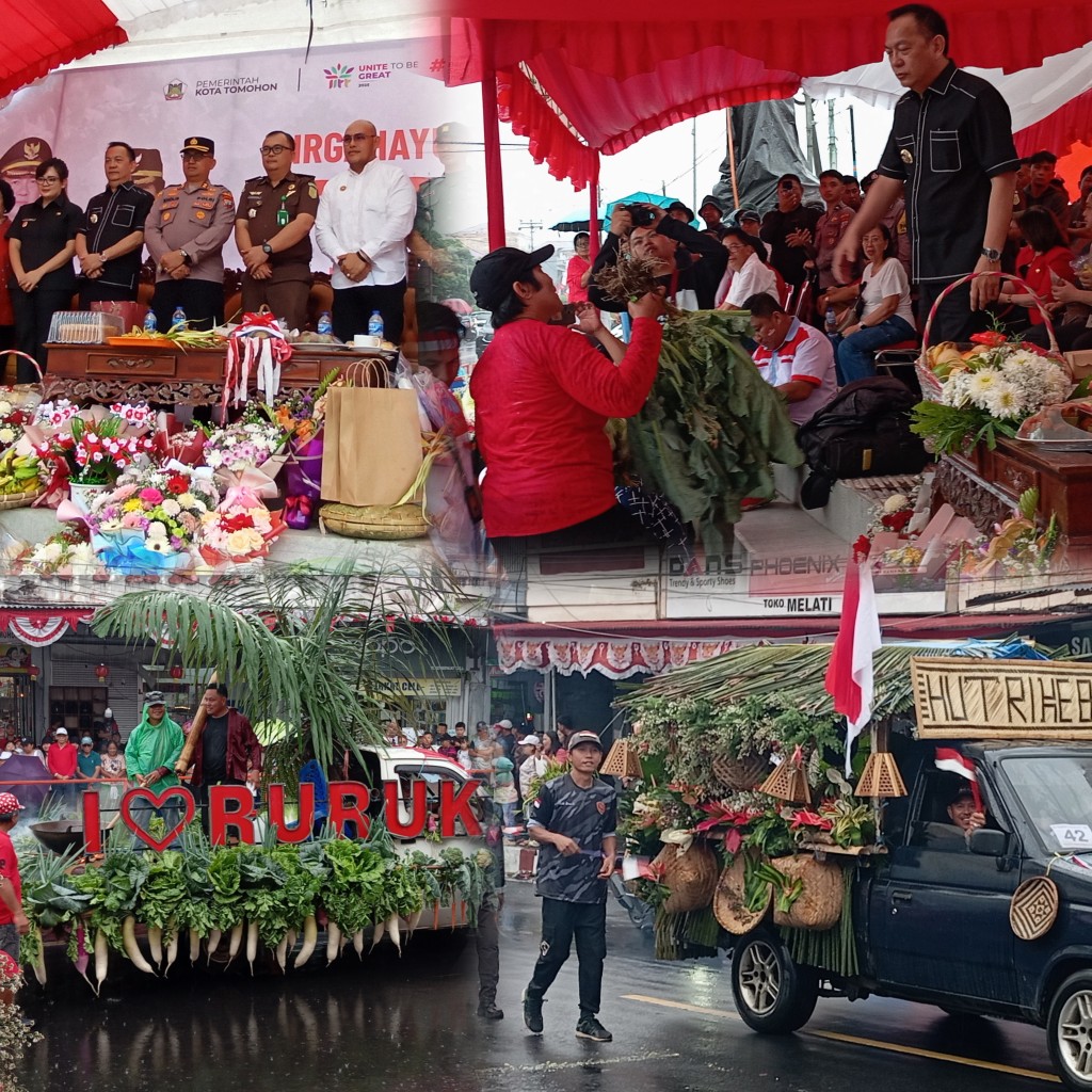 Devile Pawai Pembangunan di Tomohon Tampilkan Semangat dan Program Unggulan Daerah