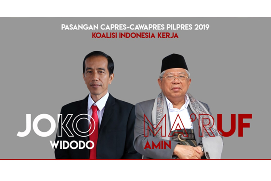 Survei LSI Jokowi-Ma�ruf Unggul