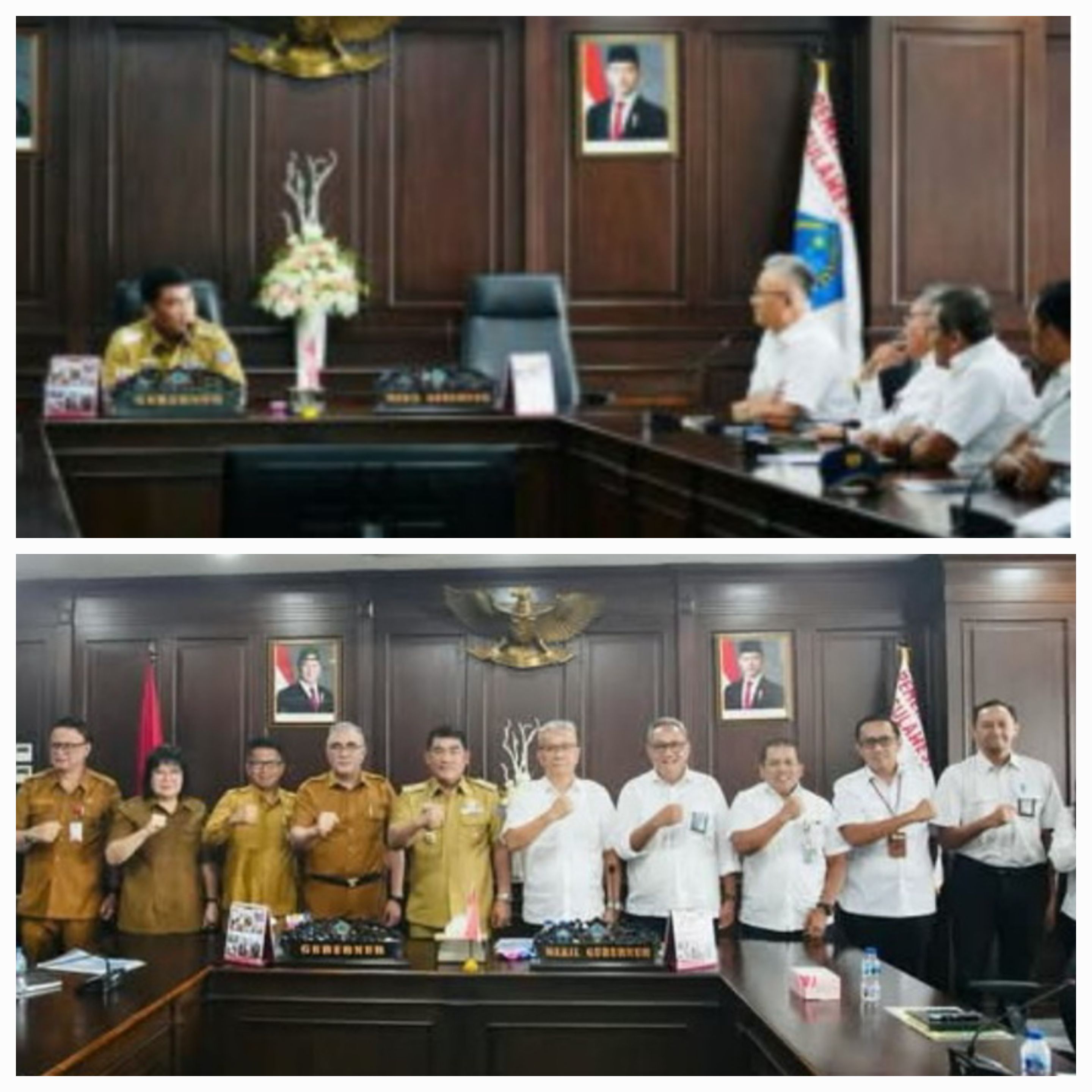 Audensi Dengan UPT Kementrian PU, Gubernur Yulius Selvanus Minta Tingkatkan Koordinasi dan Kerjasama