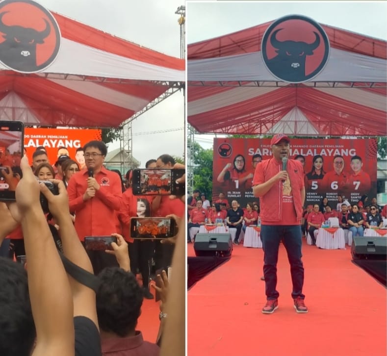 AARS Semangati Kader PDI Perjuangan Dapil Sario-Malalayang