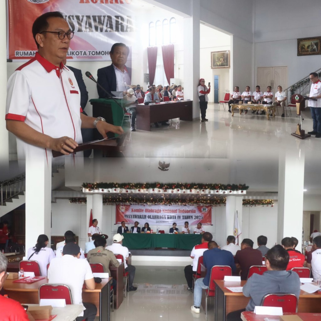 Wali Kota Caroll Senduk Jabat Ketua KONI Kota Tomohon 