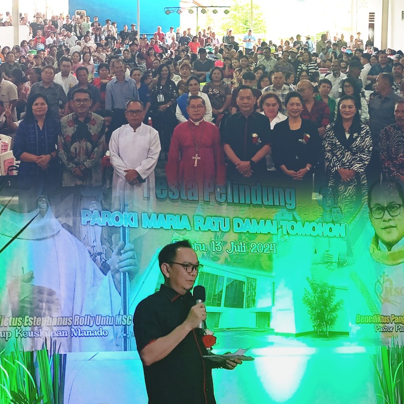 Paroki Maria Ratu Damai Rayakan Syukur Sakramen Krisma dan Pesta Pelindung, Walikota Caroll Nyatakan Apresiasi