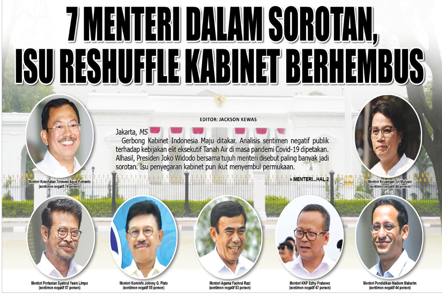 7 MENTERI DALAM SOROTAN,  ISU RESHUFFLE KABINET BERHEMBUS