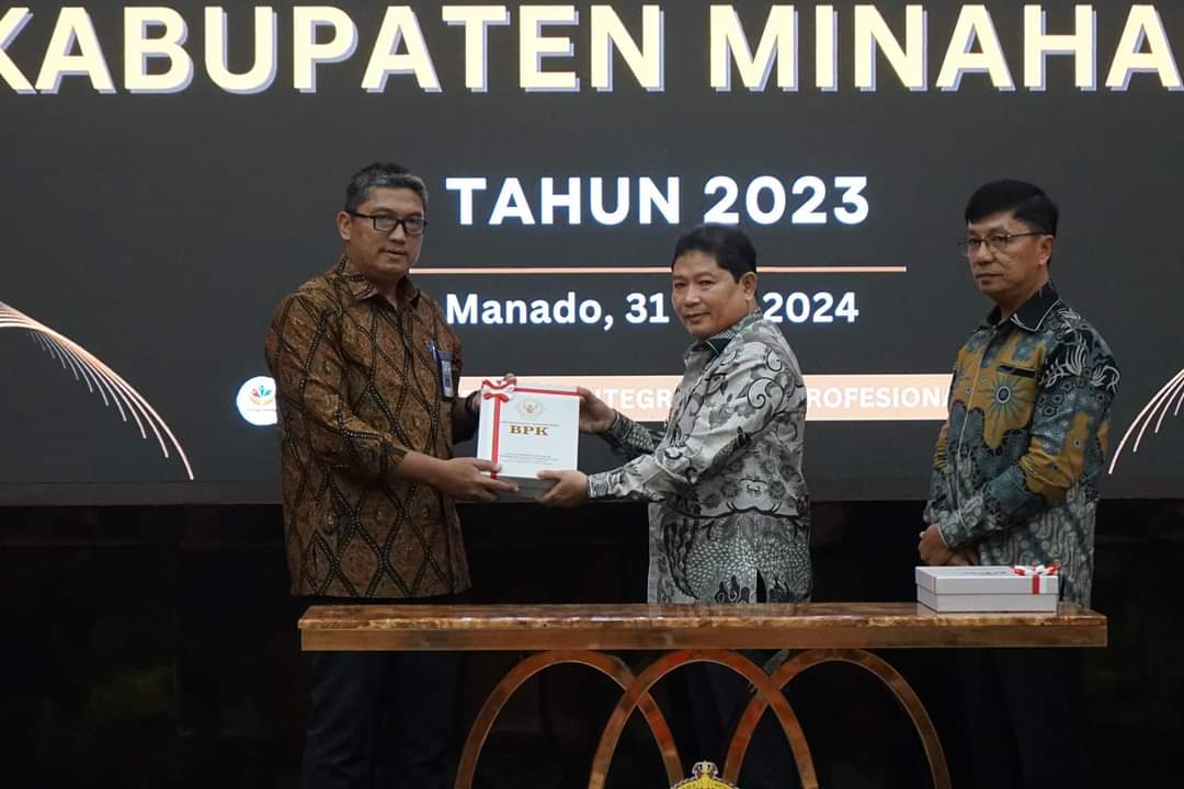 Luar Biasa, Pemkab Minahasa Raih Opini WTP Ke-10 Secara Berturut-turut