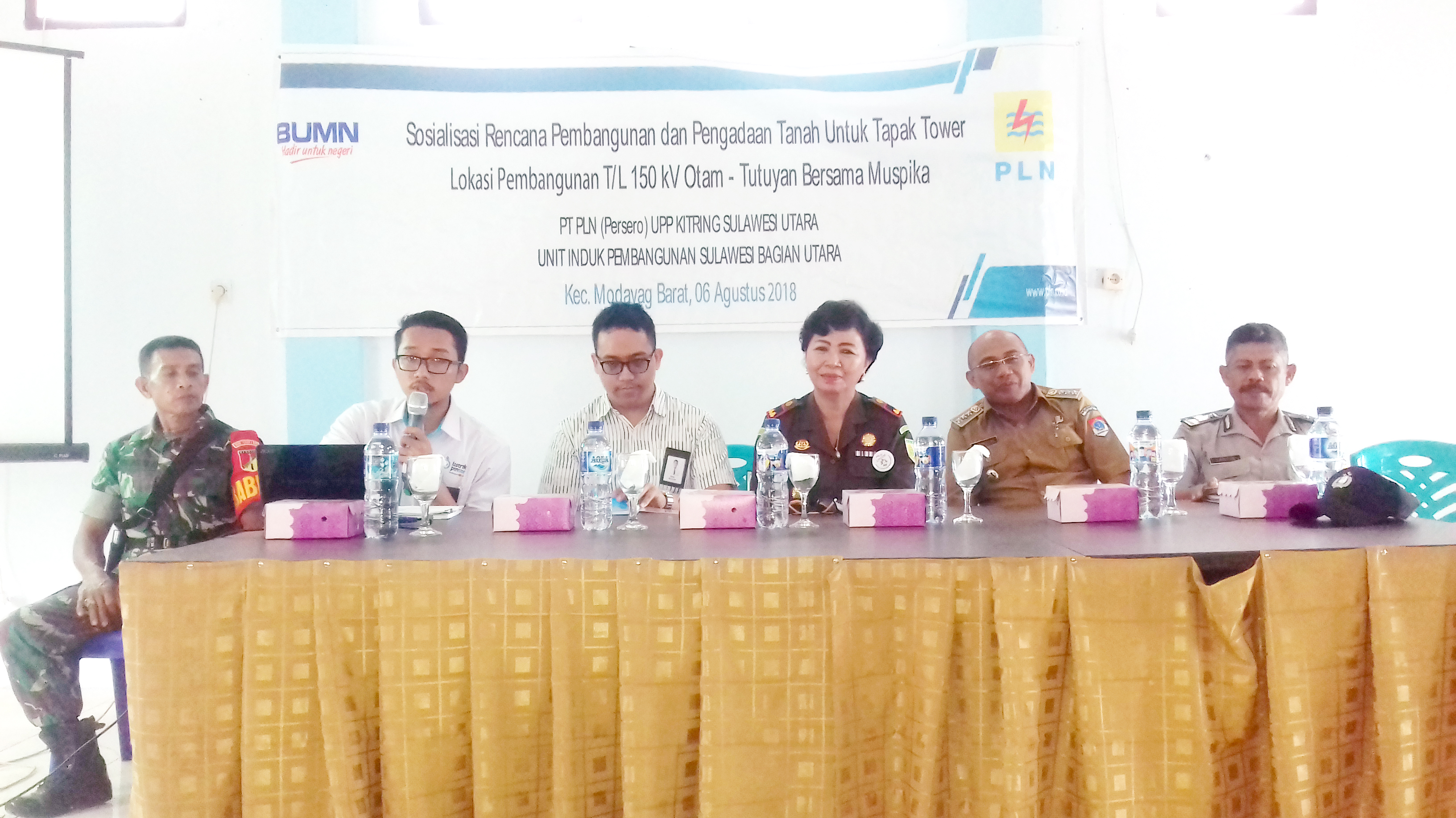 Pembangunan Tapak Tower, PLN Gelar Sosialisasi