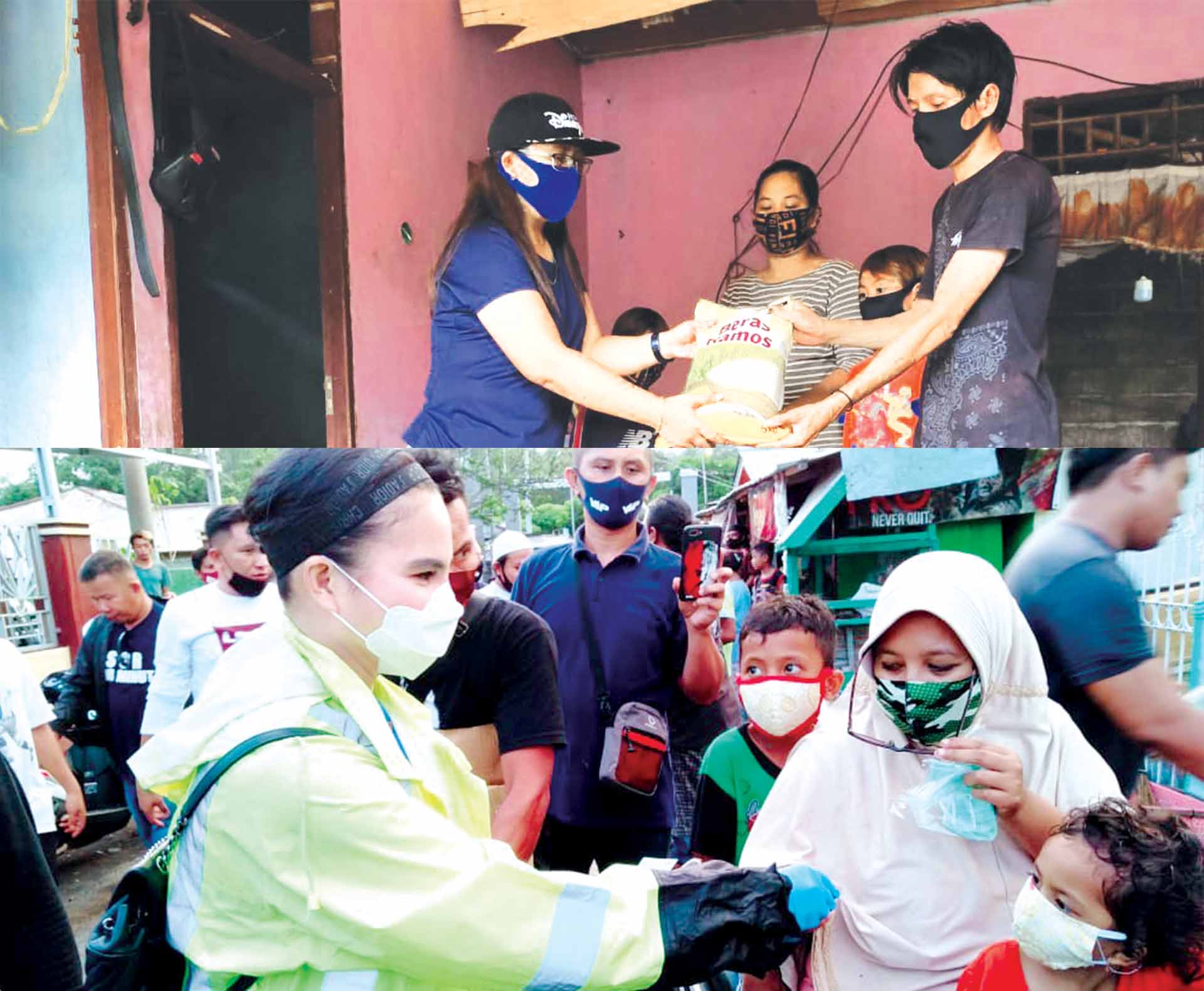 VAP-SGR Bantu Keluarga Tielung-Mongkau, Warga Kema dan Kauditan