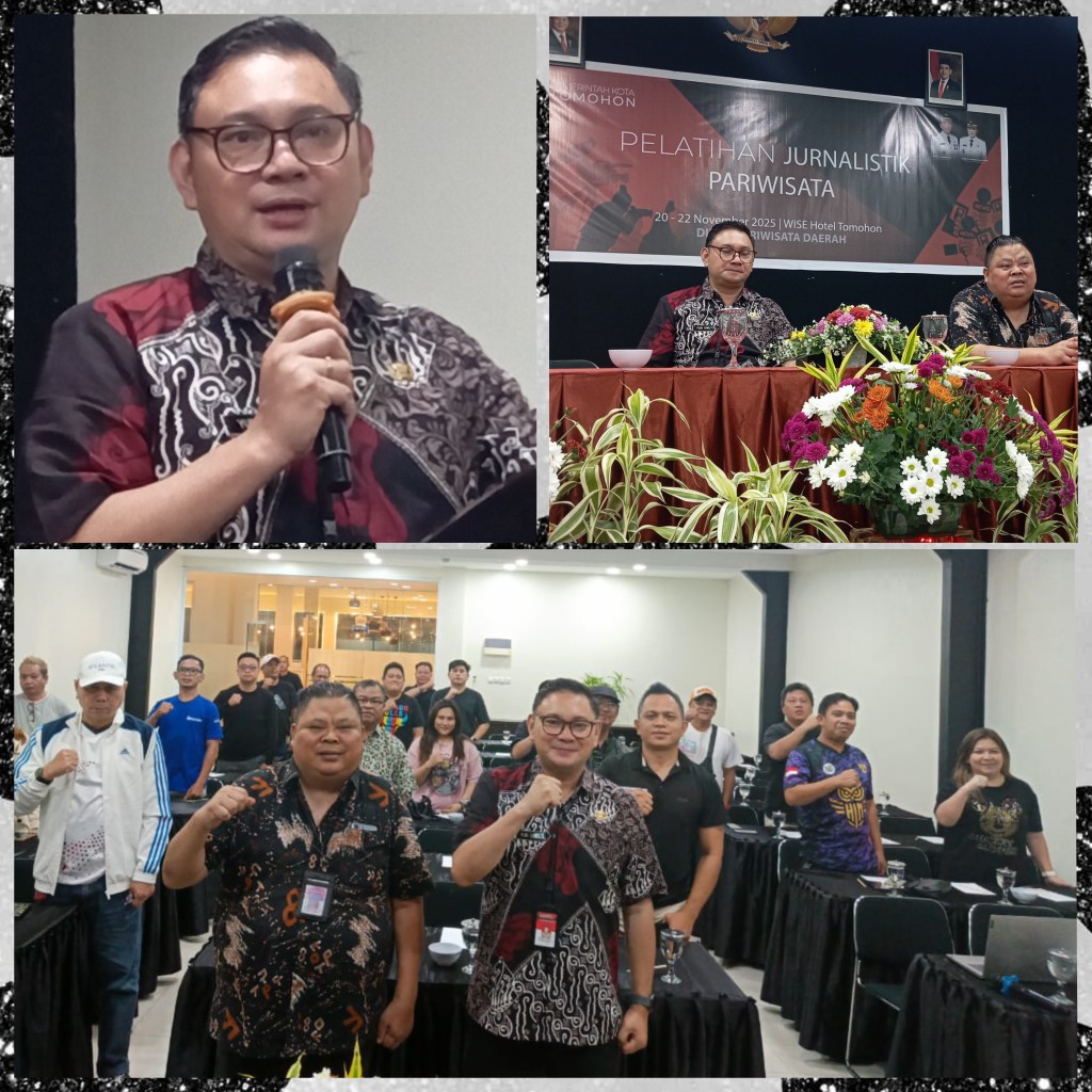 Awali Kegiatan Pelatihan Jurnalistik di Bidang Pariwisata,Simak Penjelasan Kadispar Tomohon Yudhistira Siwu