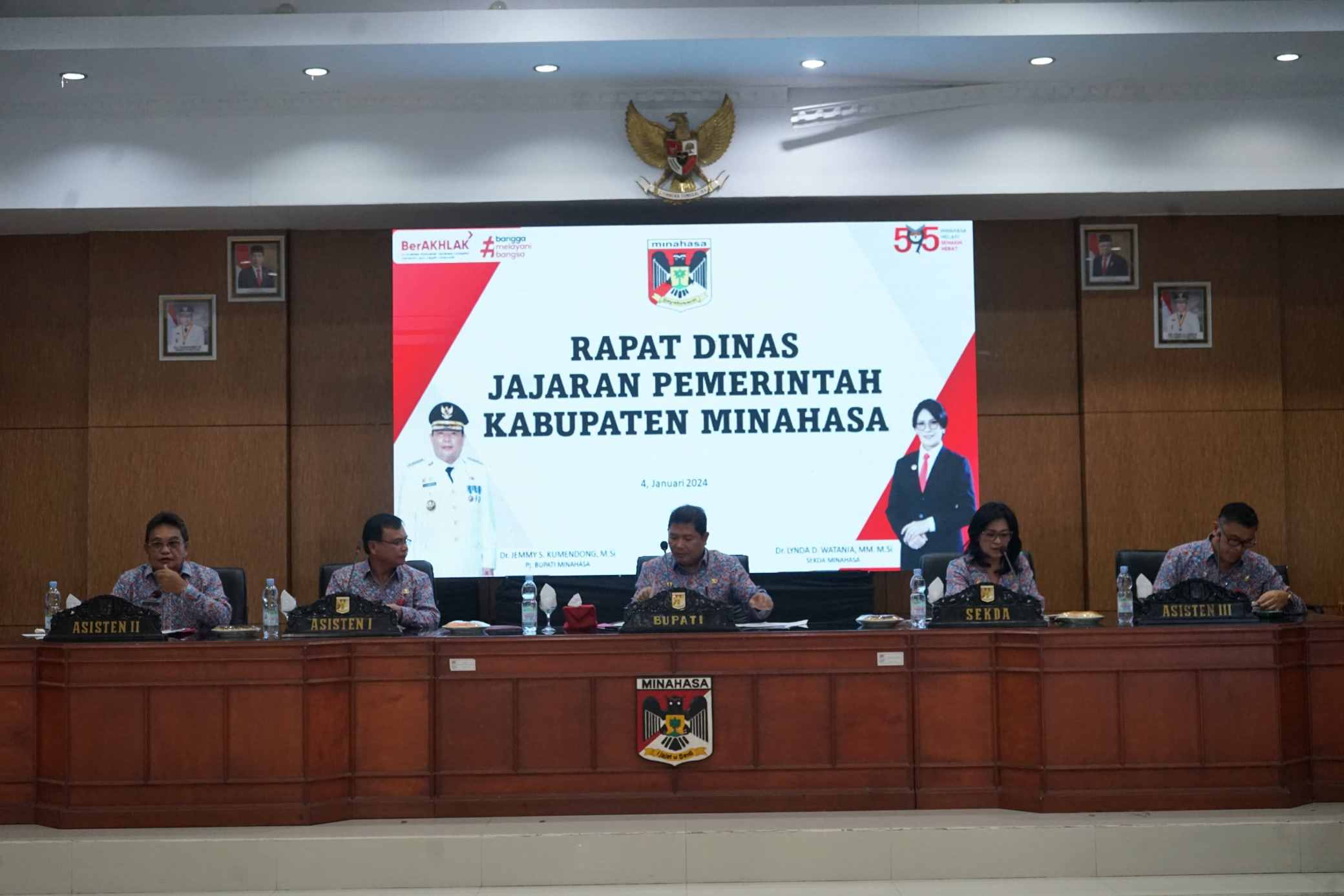 Pimpin Rapat Dinas, Bupati Kumendong Bahas Realisasi Anggaran Hingga Kesejahteraan ASN