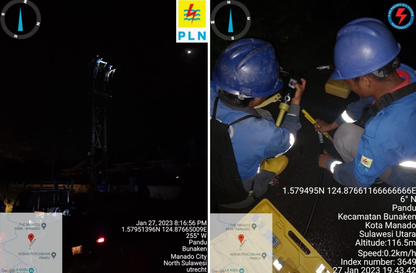 Pulihkan Pasokan Listrik, Saparta Terjun langsung Pimpin Proses Perbaikan