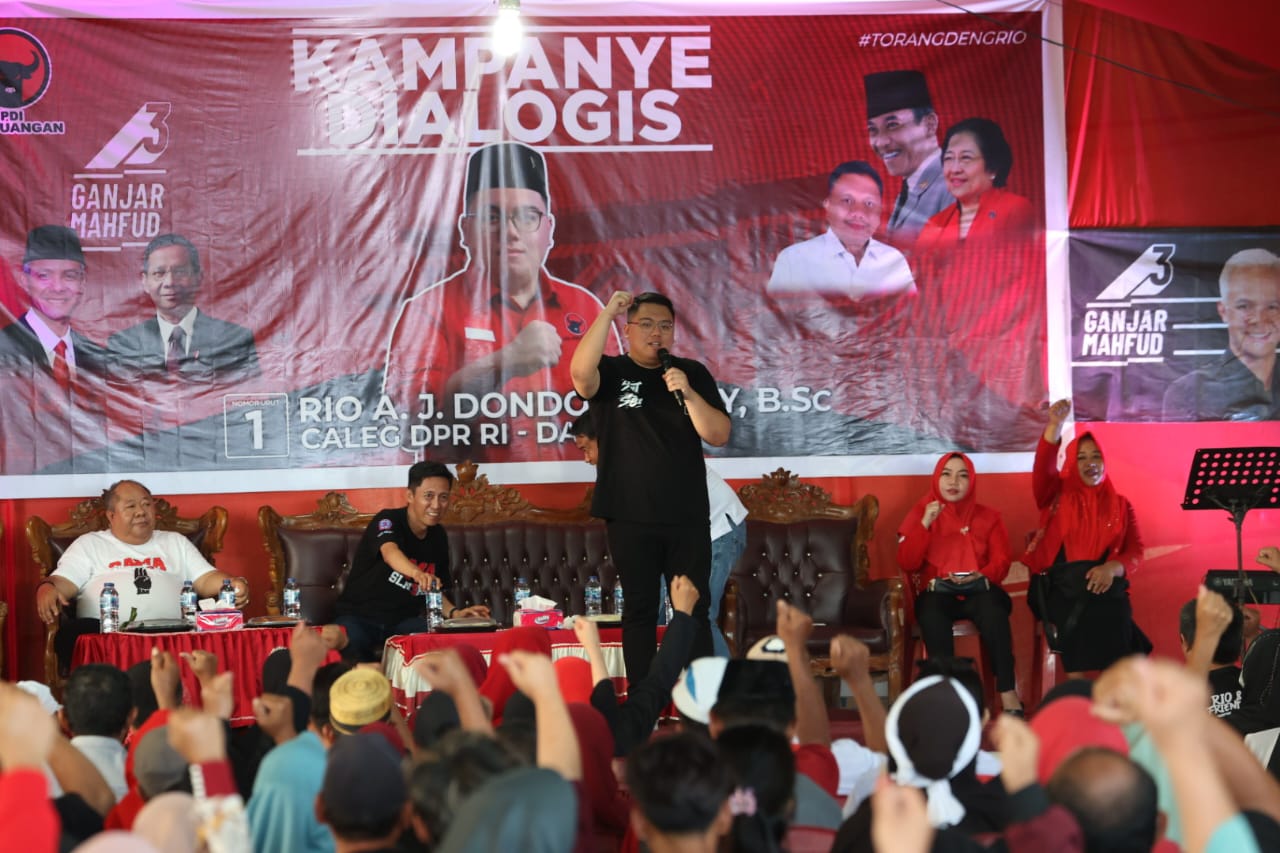 Sapa Warga Bolsel, Rio Dondokambey Siap Jungkir Balik Perjuangkan aspirasi Warga