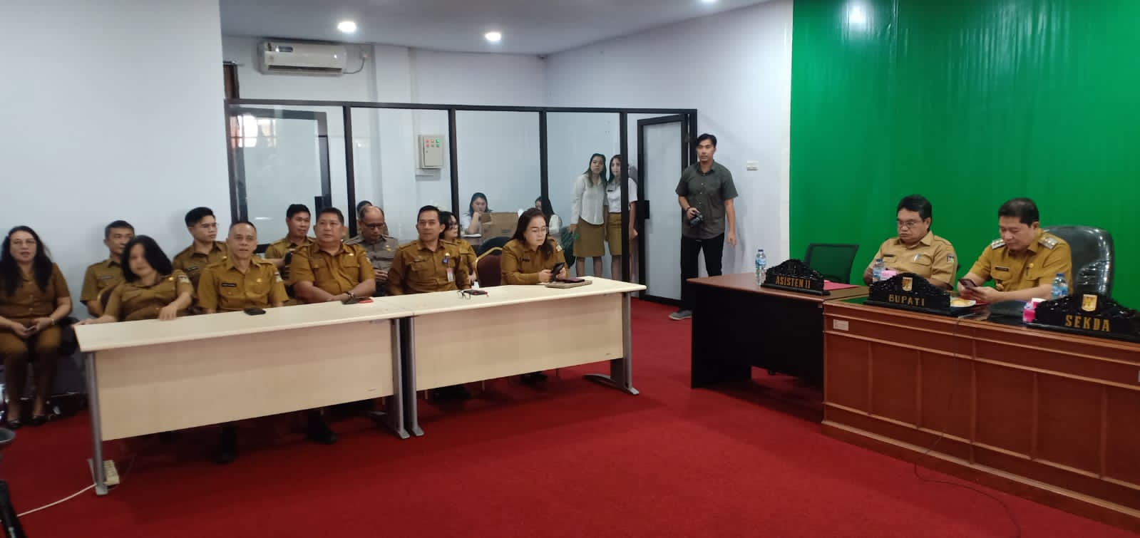Bupati Kumendong Pimpin Rakor Pengendalian Inflasi