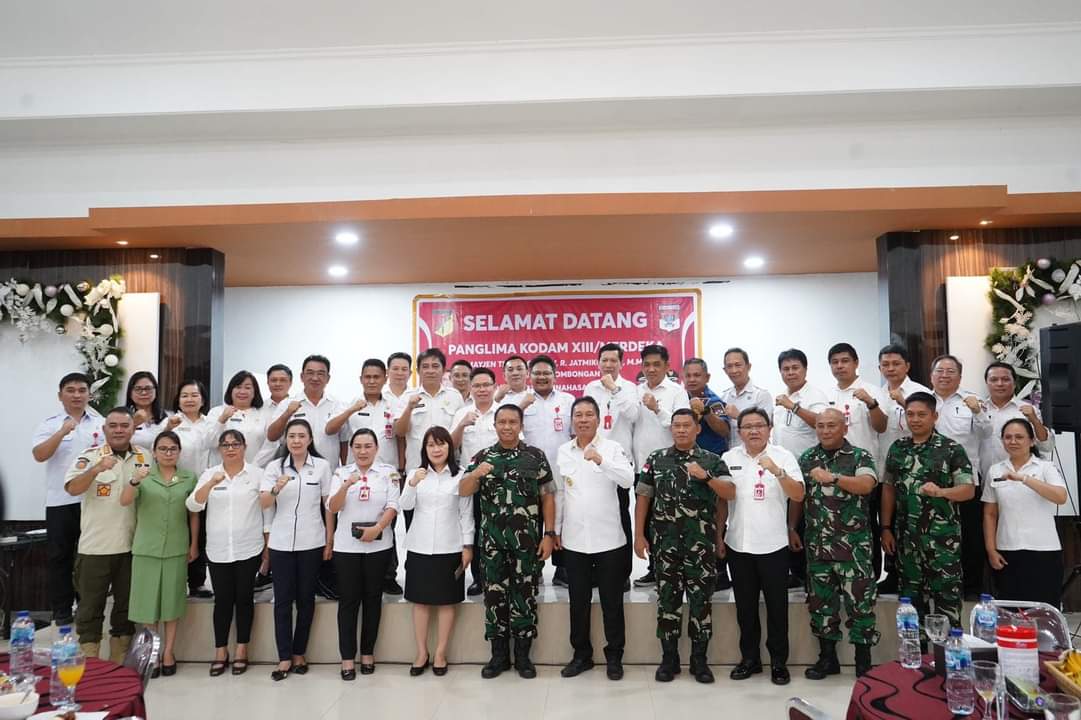 Bupati Minsel Terima Kunker Pangdam XIII/Merdeka