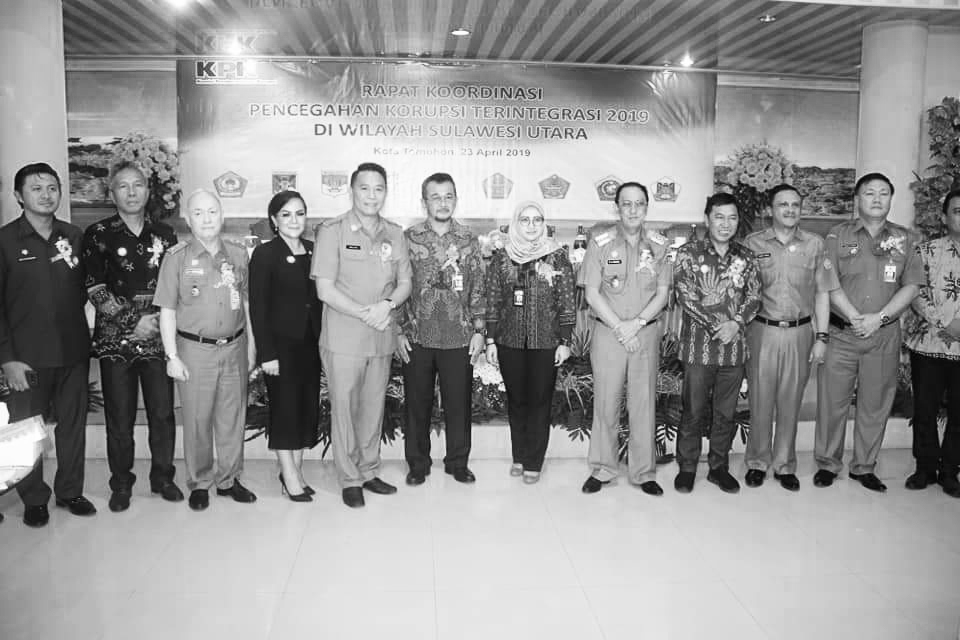 Wabup Wongkar Hadiri Rakor Pencegahan Korupsi Terintegrasi