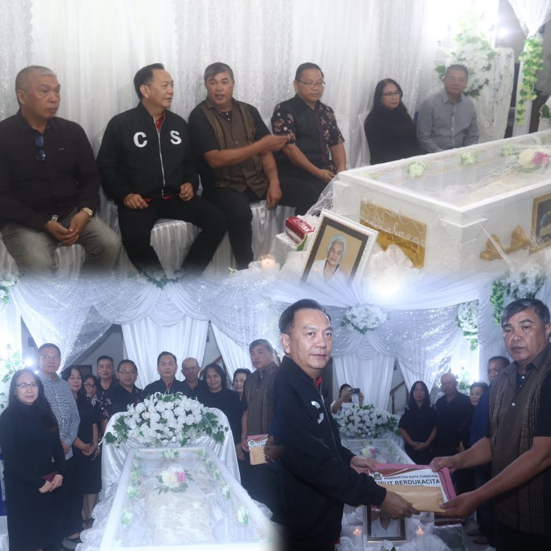 Walikota CJAS Melayat : Tuhan Sumber Kekuatan dan Penghiburan