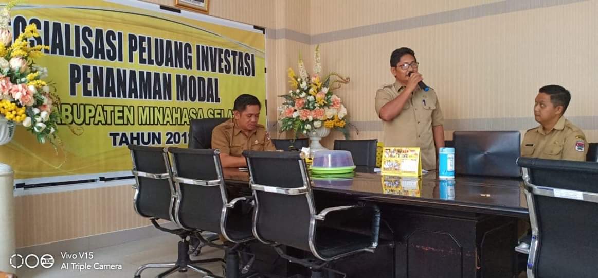 DPM-PTSP Sosialisasikan Peluang Investasi di Minsel
