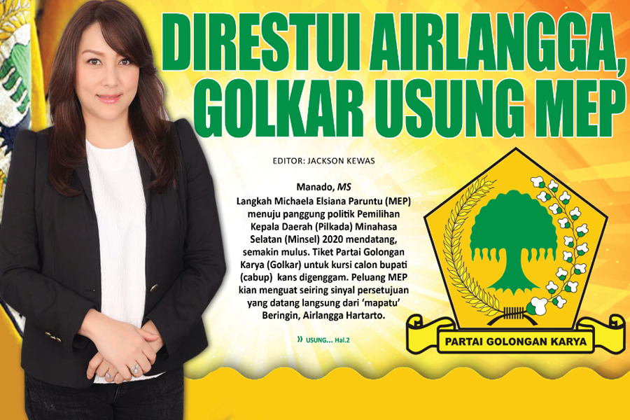 DIRESTUI AIRLANGGA, GOLKAR USUNG MEP