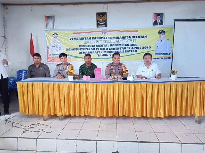 Sosialisasikan Pemilu, Polres Gaungkan Revolusi Mental