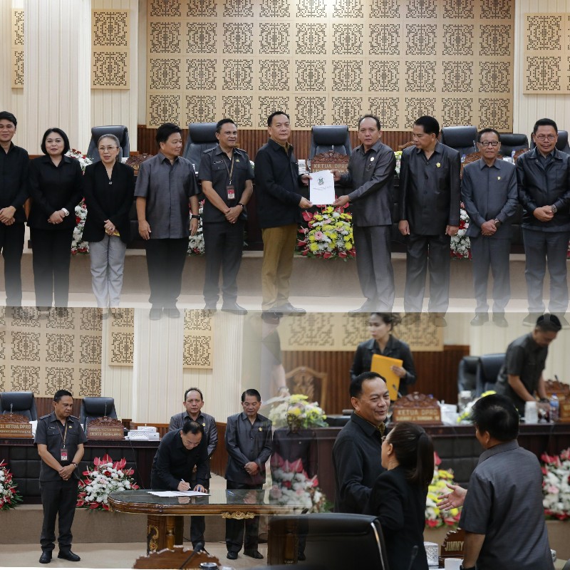 Tomohon Kota Wisata Dunia, Walikota Caroll Sampaikan Ranperda RPJPD 2025-2045 di Rapat Paripurna DPRD