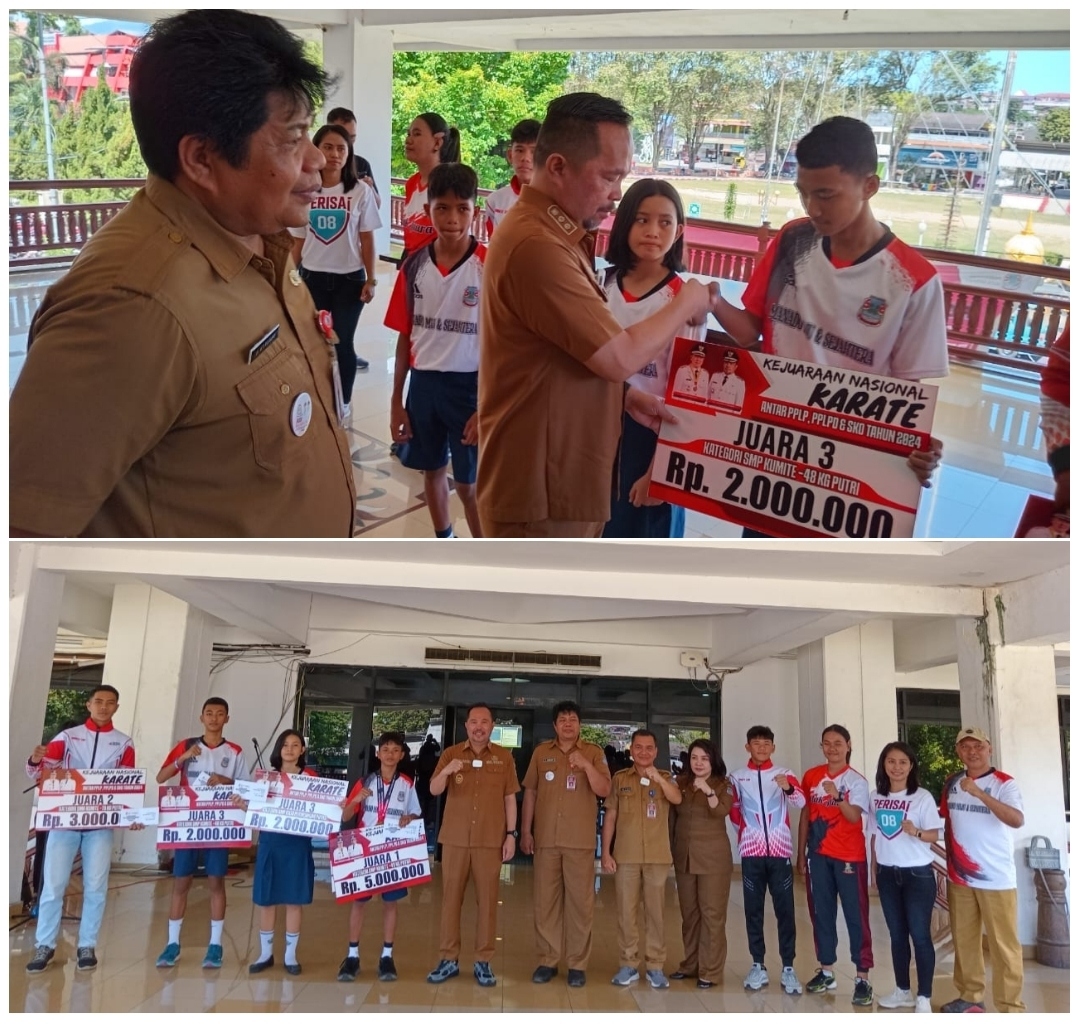 Wawali Sualang Apresiasi Prestasi Atlet Karateka Cilik PPLPD Manado di Kejurnas 