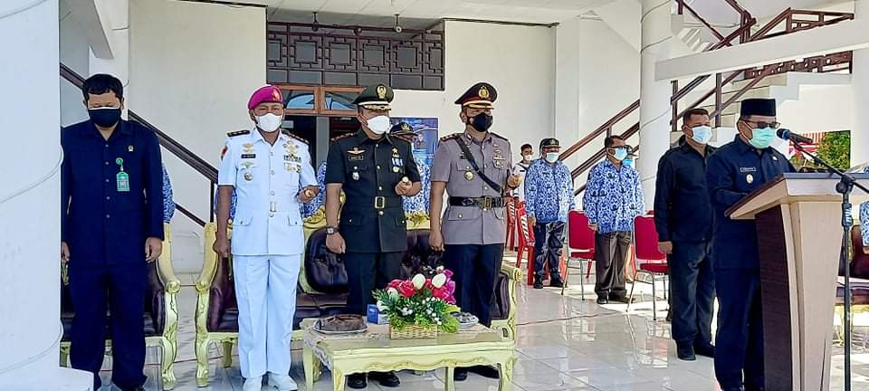 Wabup MAP Pimpin Upacara HUT ke-57 Provinsi Sulut