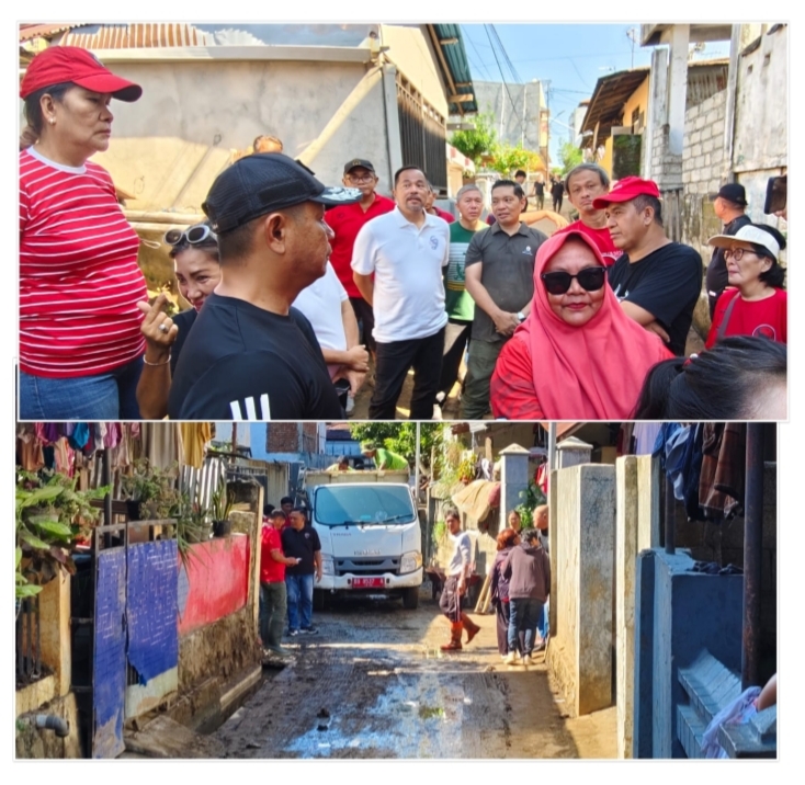 Wawali RS Terjun dan Pimpin Pembersihan Lokasi Terdampak Banjir