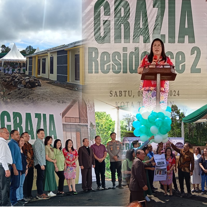 Walikota Tomohon Apresiasi PT Garda Bangun Sejahtera pada Launching Grazia Residence 2