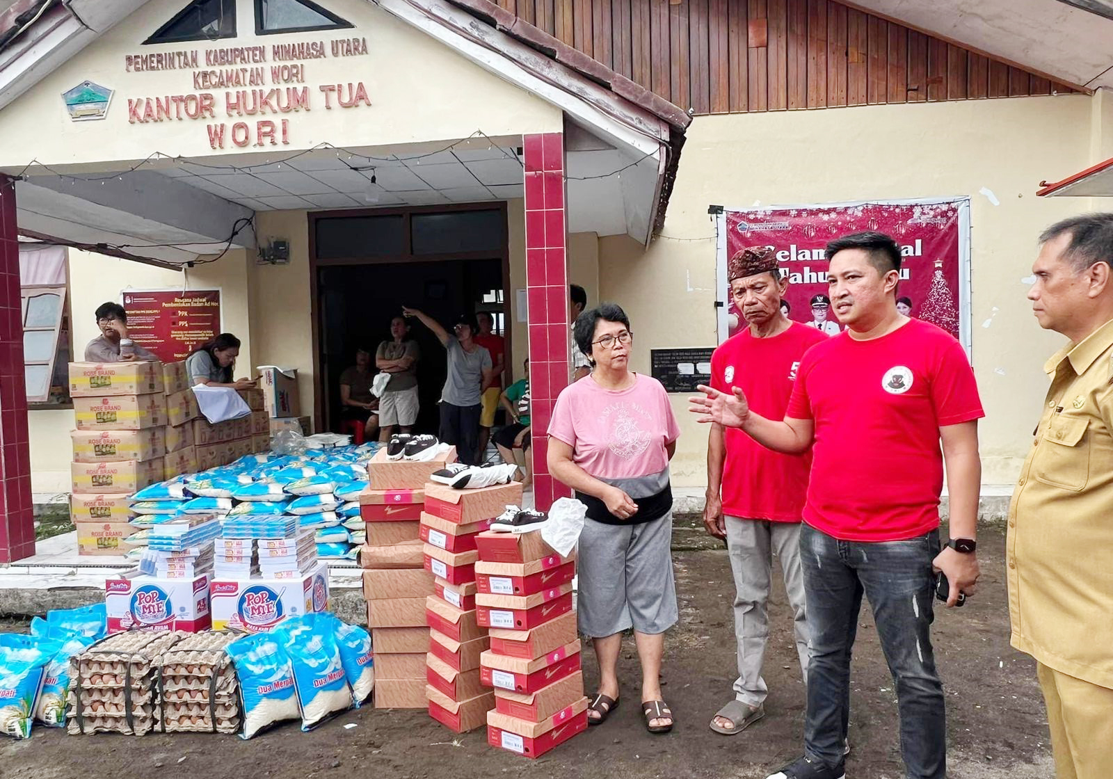 Kolaborasi BMI, PP, AKU Minut Ringankan Beban Warga Terdampak Bencana