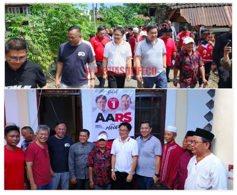 SK-AARS Sapa Warga di Tiga Lokasi Kecamatan Wanea