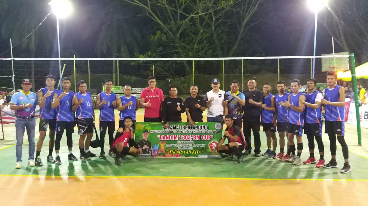 Singkirkan Tonom, Tim Bola Voli M3'S Bolmut ke Final Piala Dandim Cup Bolmong