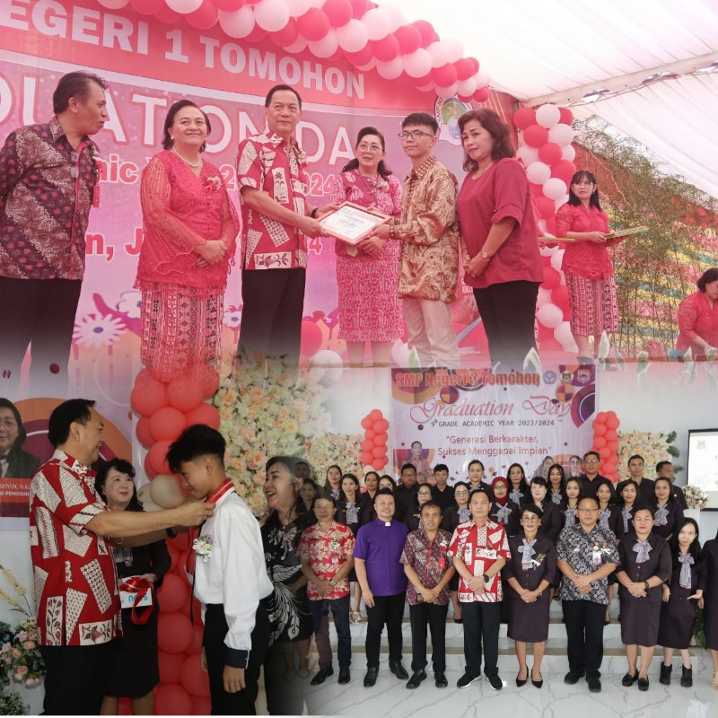 Graduation Ceremony SMP Negeri Tomohon Class of 2024 Sukses Digelar