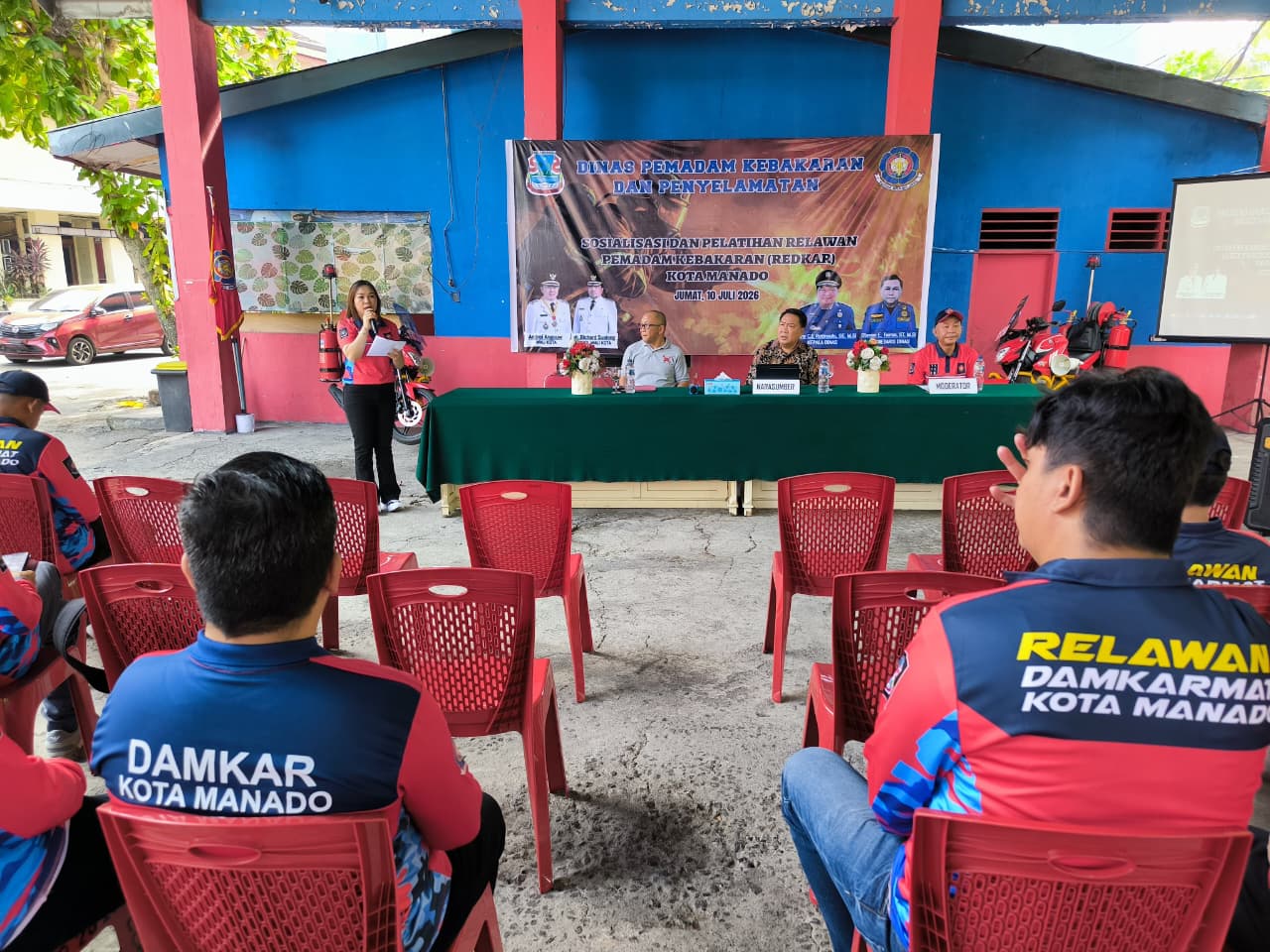 Tingkatkan Kesiapsiagaan, Damkar Manado Bekali 40 Relawan Lewat Pelatihan Intensif