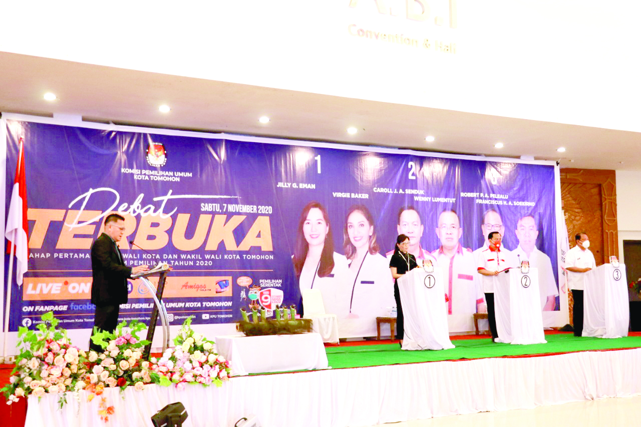 KPU Tomohon Gelar Debat Publik Perdana Calwalkot