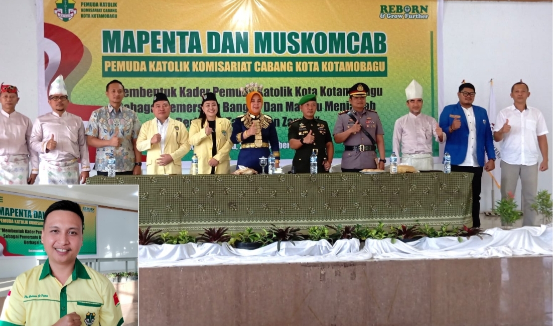 Pemuda Katolik Kotamobagu Pilih Vincent G Rumagit Ketua Baru, Dibuka Walikota Tatong Bara