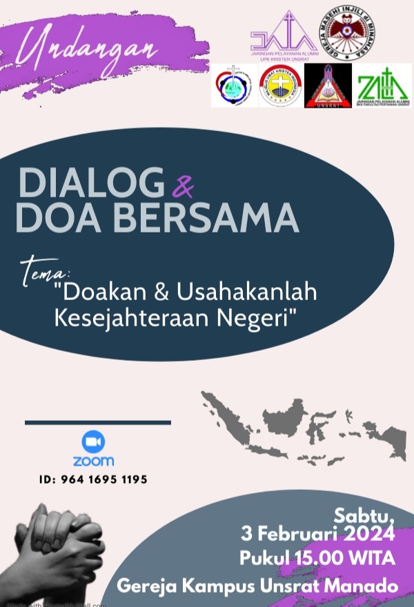 JALA UPK Kristen Unsrat Gelar Dialog dan Doa Bersama, Caleg Turut Diundang