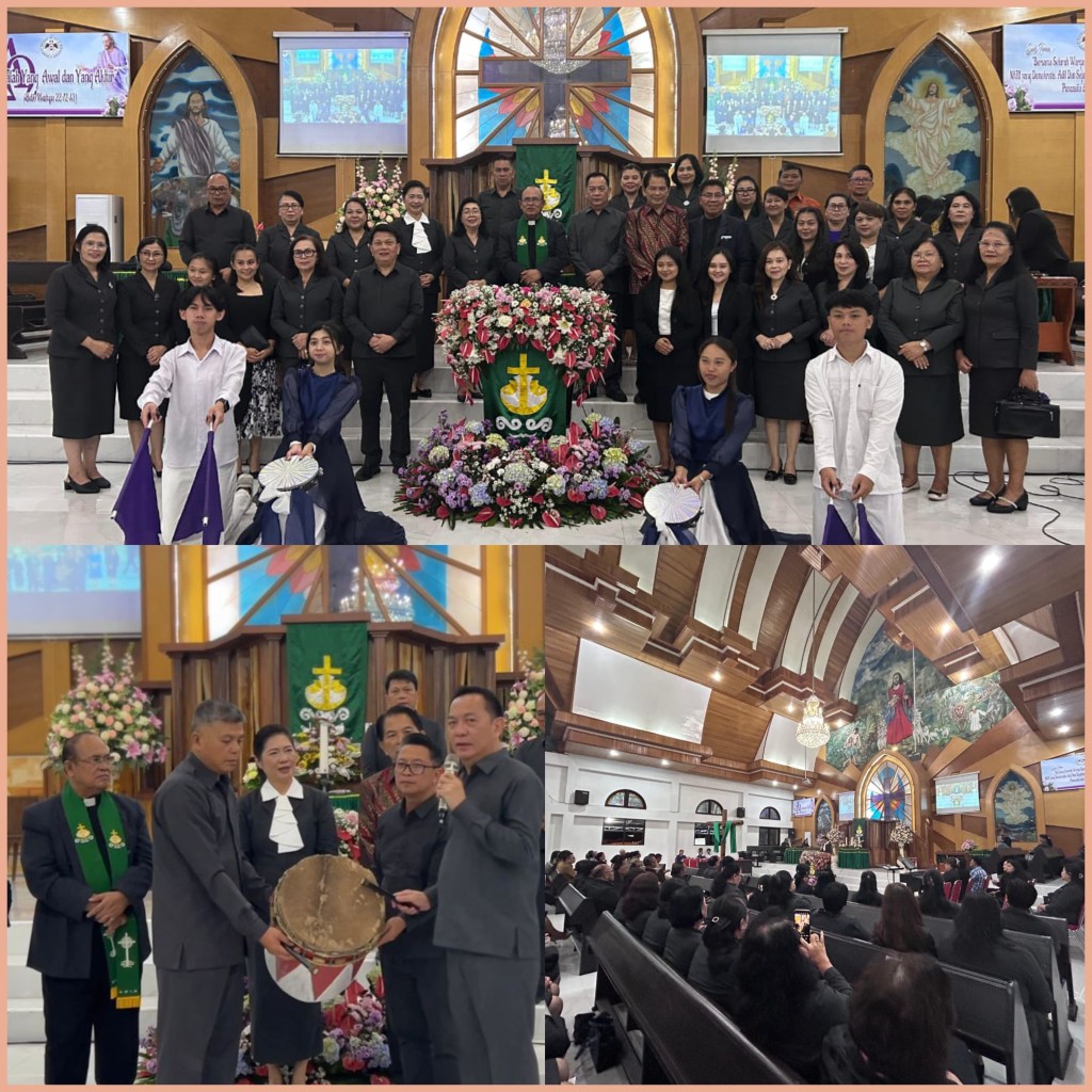 Hadiri Ibadah KPI, Wali Kota Caroll Canangkan Gerakan Pilah Sampah di GMIM Kakaskasen