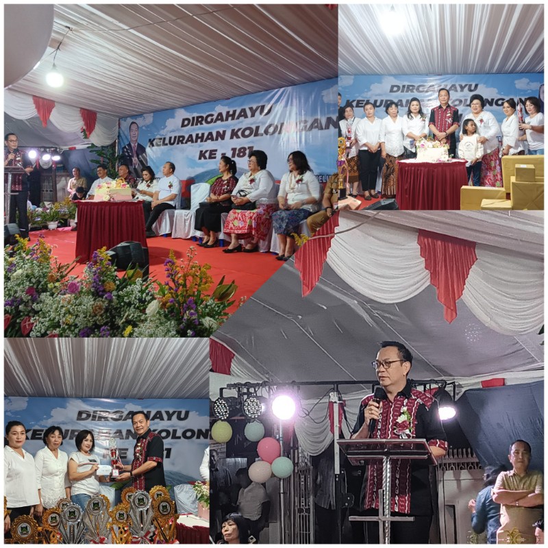 Syukuran HUT ke-181 Kolongan, Wali Kota Caroll: Perkuat Kebersamaan Yang Terjalin