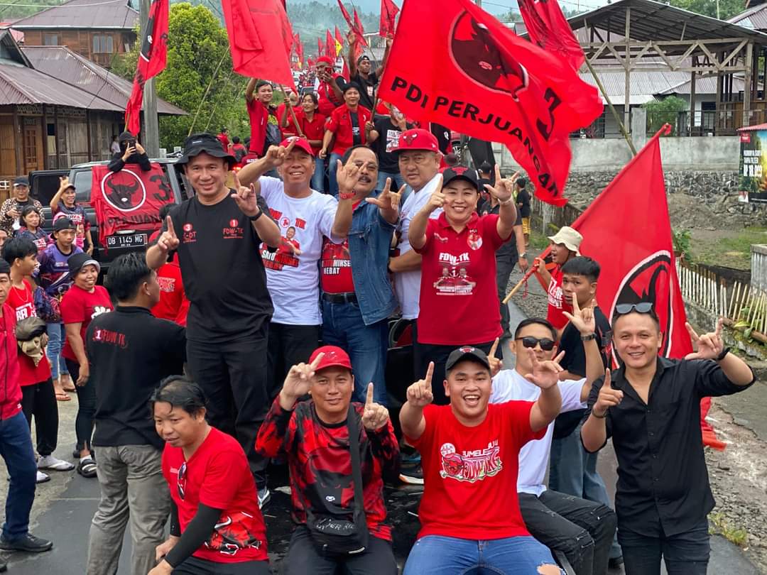 Ribuan Pendukung FDW-TK Padati Konsolidasi di Kecamatan Kumelembuai