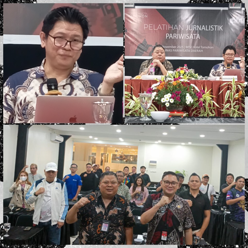 Dispar Tomohon Gelar Pelatihan Jurnalistik, Dosen Della Sale ini Angkat Soal Pengembangan Pariwisata di Era Digital
